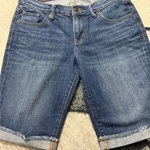 Old Navy Women's Blue Denim Bermudas